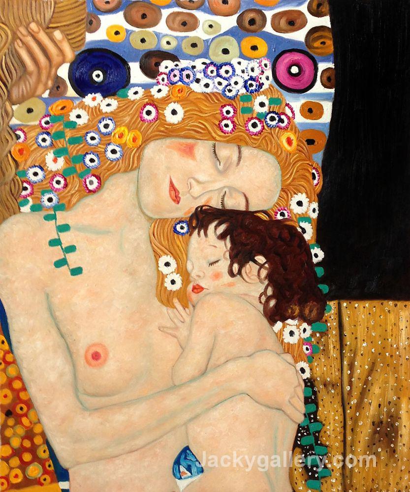 Mother and Child by Gustav Klimt paintings reproduction
